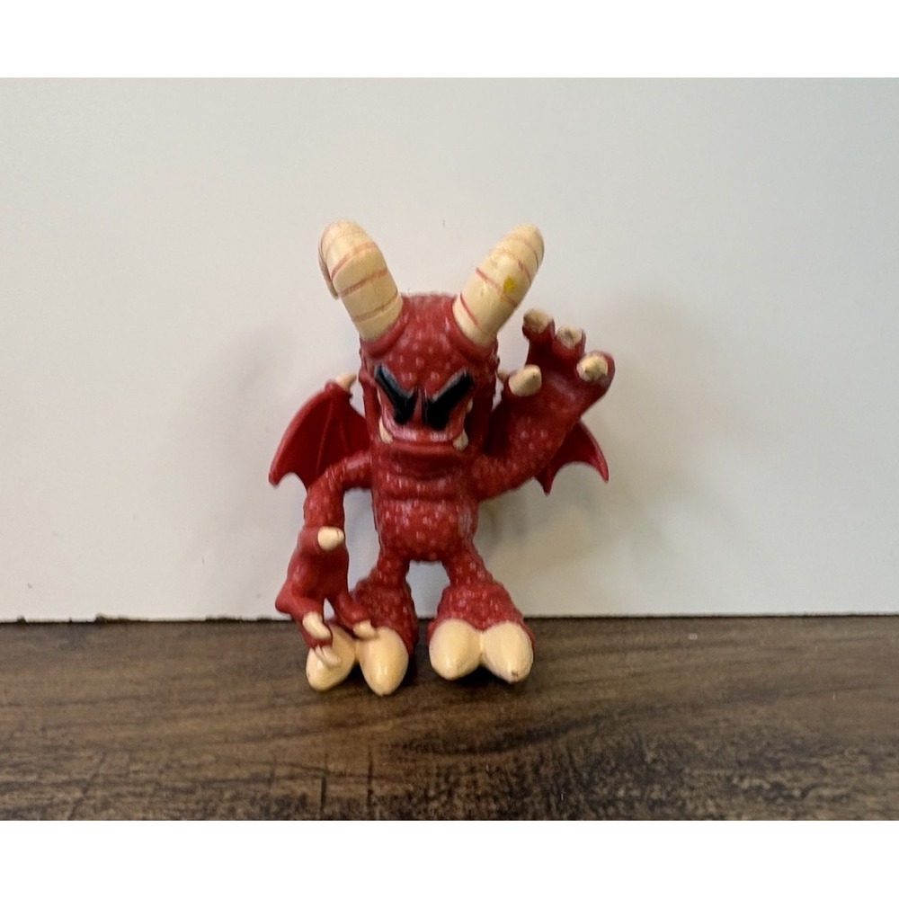Tech Deck Dudes 2.5" Draco Series Red with Skateboard Rubber